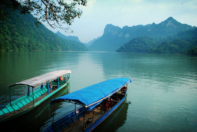Ba Be Lake in North Vietnam