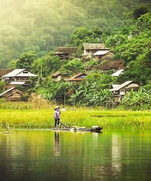 Ba Be National Park in North Vietnam