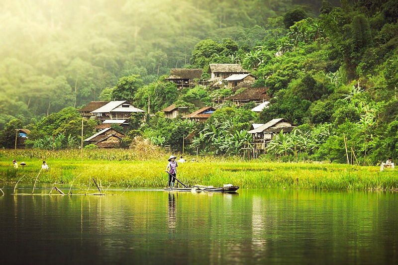 Ba Be National Park in North Vietnam