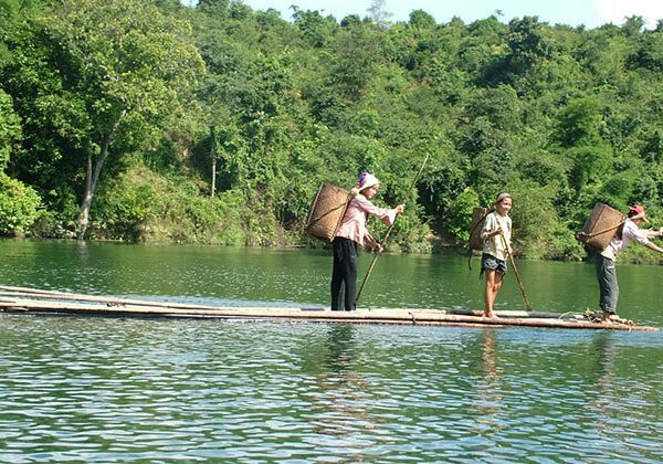 Boat Trip in Pu Mat National Park