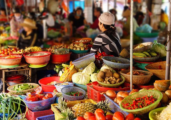 Local Market in Hanoi