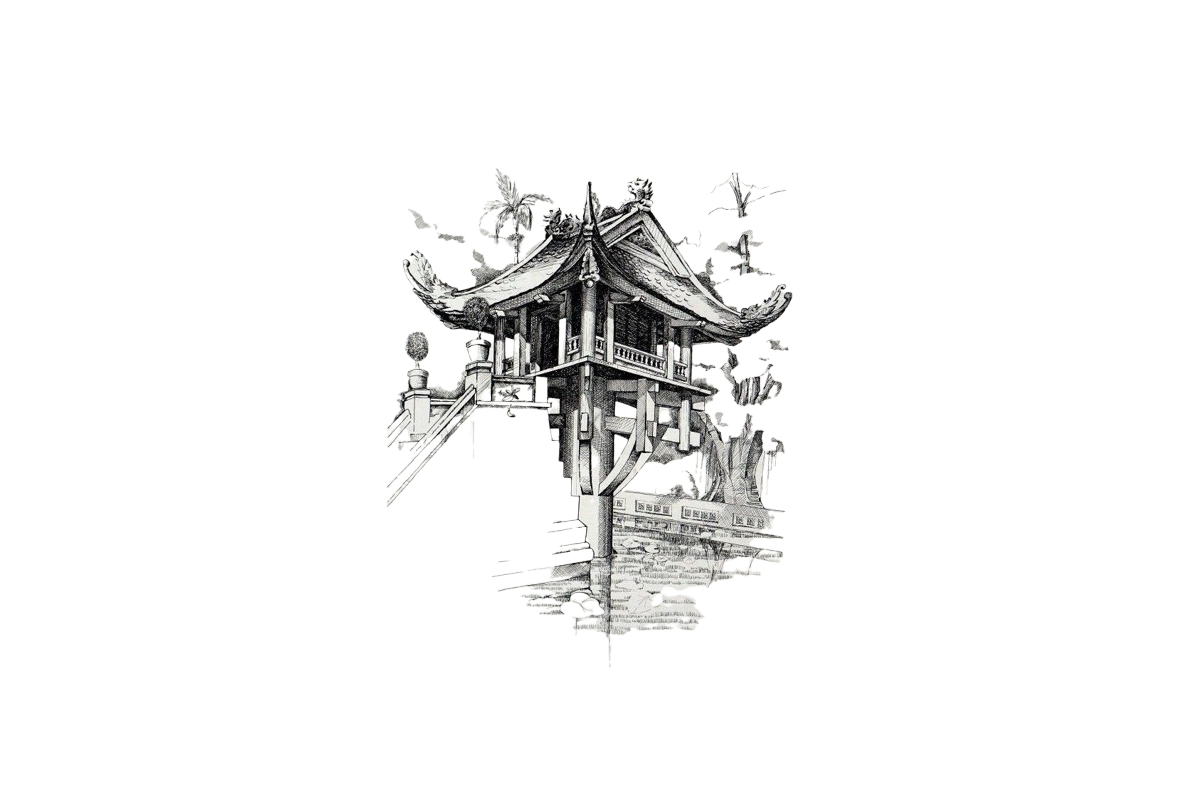 One-Pillar Pagoda - Hanoi Local Tour