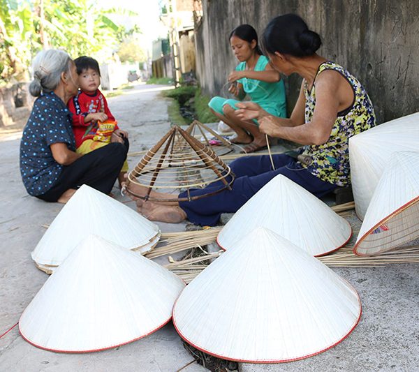 Chuong Conical Hat Village Tour from Hanoi