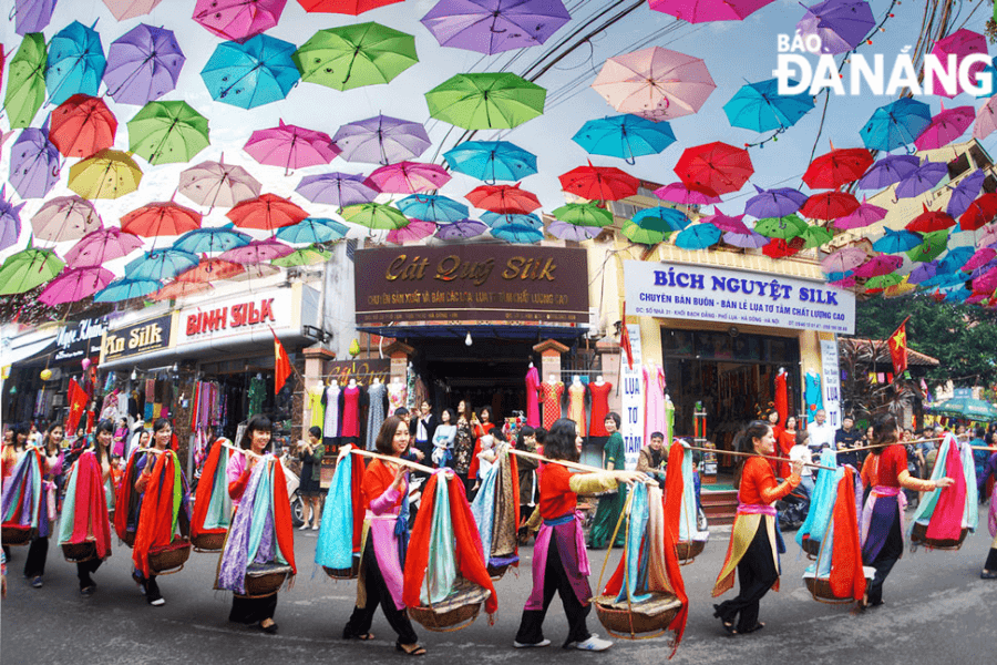 Countryside villgae photo in Van Phuc Silk Village festival