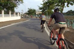 Cycling around West Lake