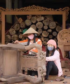 Discover Xuan Lai Burnt Bamboo Furniture Village in Hanoi Vietnam