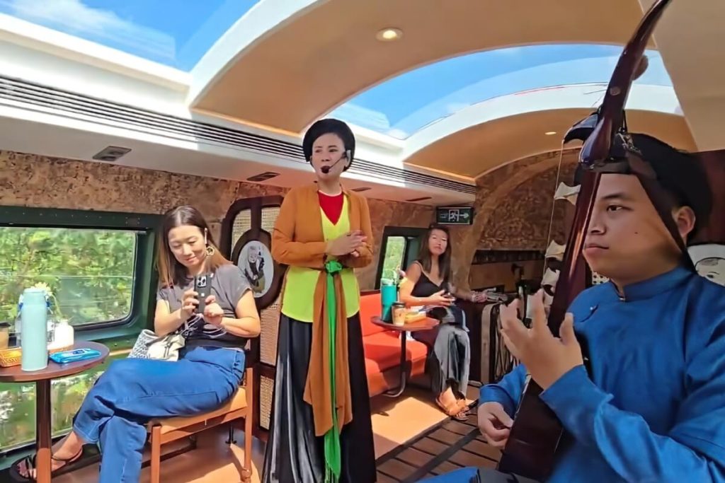 Enjoy a live dance performances in hanoi heritage train 5 gates