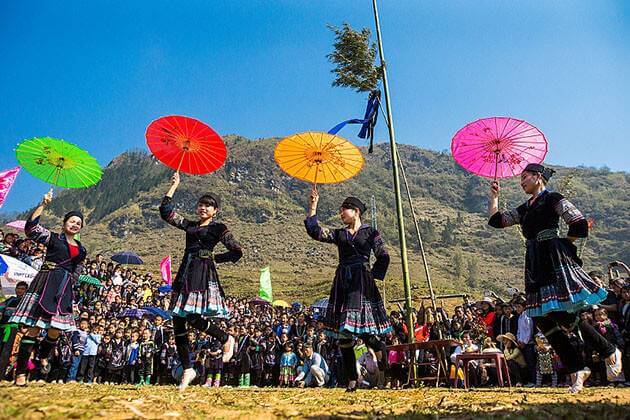 Festival in Ta Phin Village - Hanoi tour packages