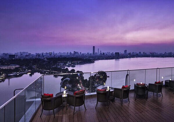 Glimpse of Hanoi from Pan Pacific hotel