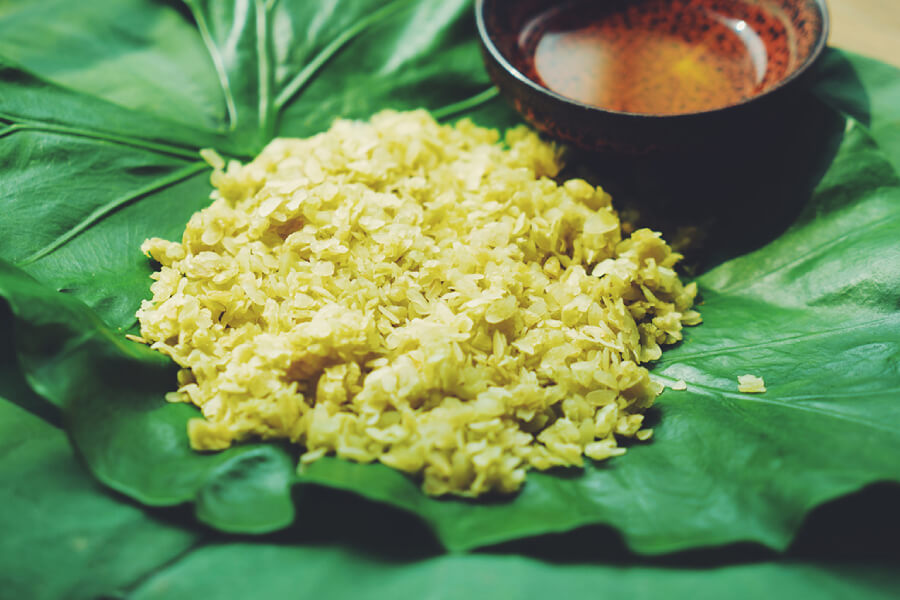 Green sticky rice - Hanoi Tour