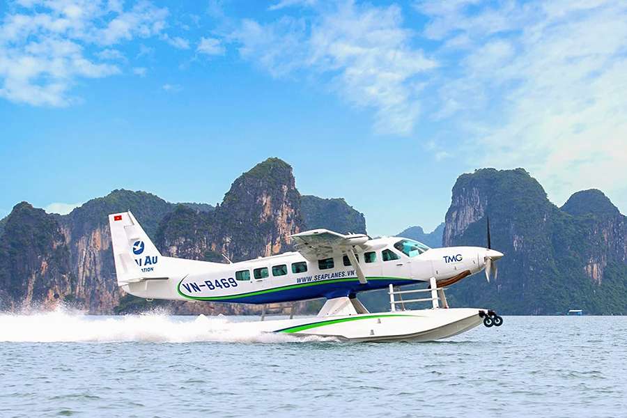 Hai Au seaplane Halong Bay shore excursions