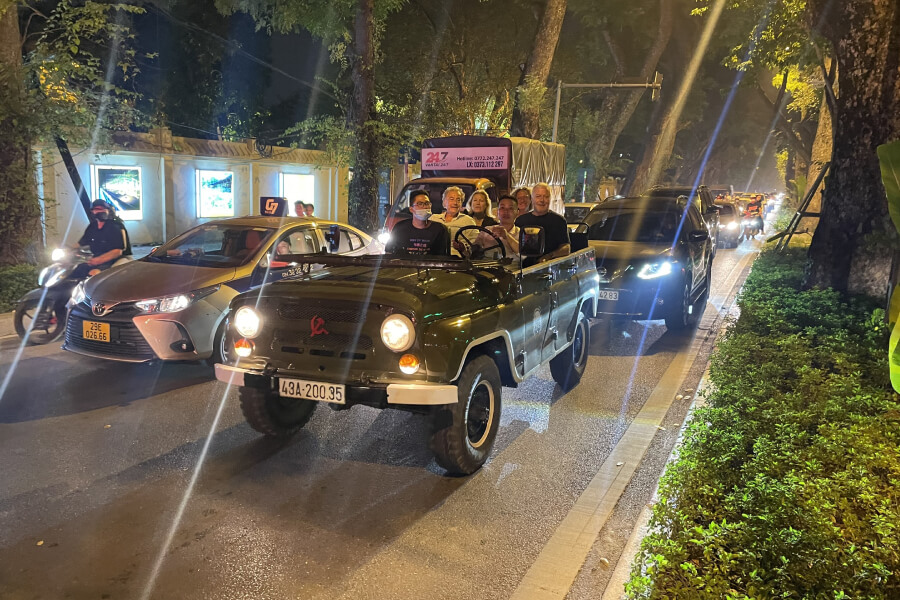 Hanoi By Night Jeep Tours