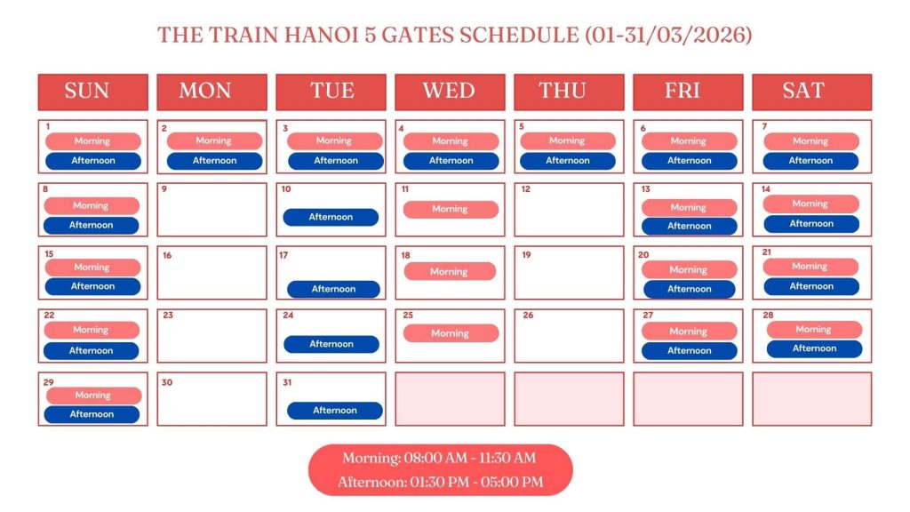 Hanoi-Heritage-Train-Hanoi-5-Gates-Train-Schedule-2026 March
