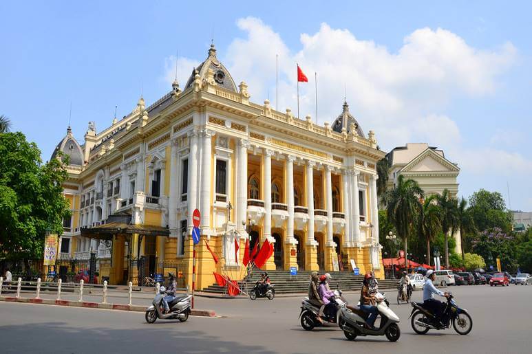 Hanoi Opera House with Hanoi Local tour