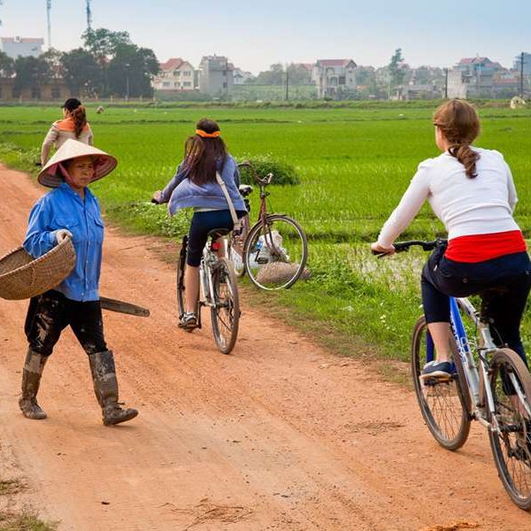 Hanoi Red River bike tour - Hanoi day tours