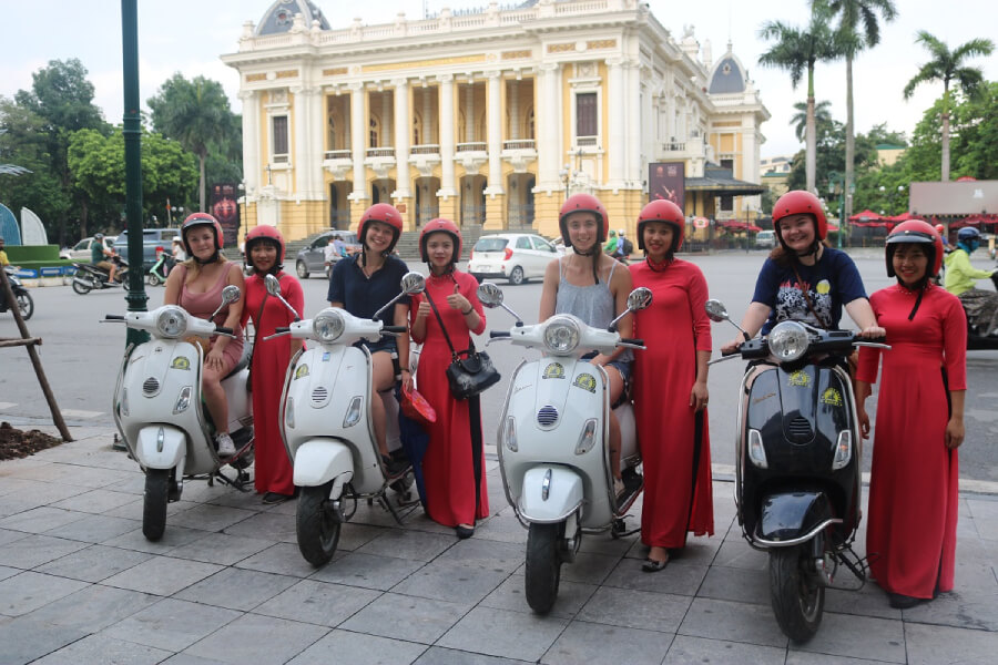Hanoi Vespa city tour - Hanoi Jeep Tour