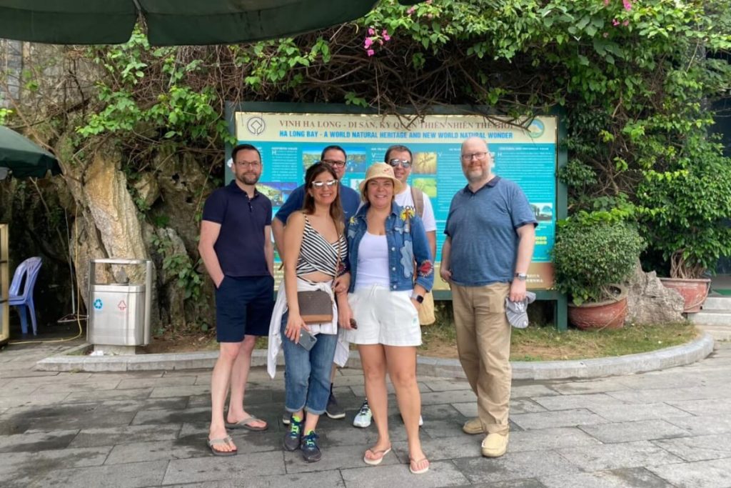 Happy customers of Halong Bay Day Tour From Hanoi