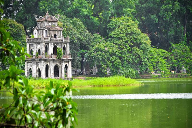 Hoan Kiem Lake with Hanoi Local Tour