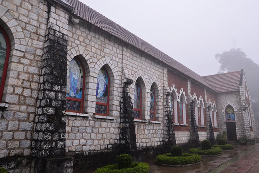 Impressive Courtyards of the Sapa Stone Church