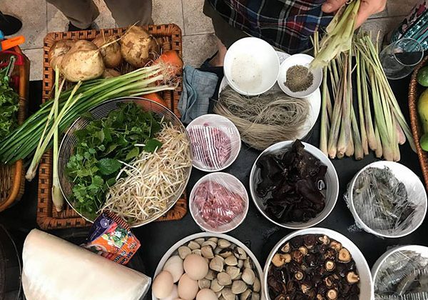 Ingredients for Cooking Class