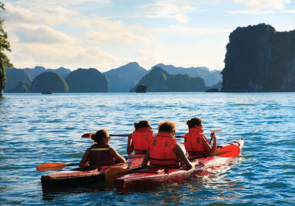 Kayaking in Cat Ba Island - Hanoi tour packages