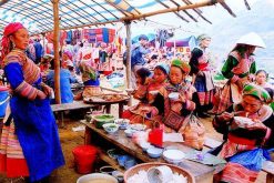 Local Market in sapa day tours from hanoi