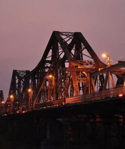 Long Bien Bridge at Dusk - Hanoi Local Tours