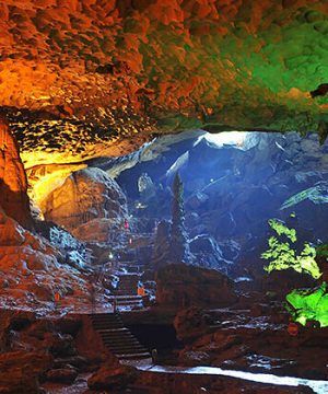 Majestic Cave in Halong Bay