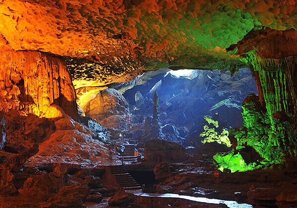 Majestic Cave in Halong Bay