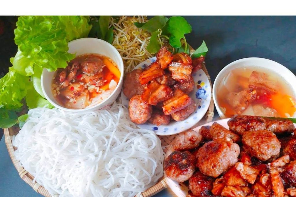 Making Grilled Pork with Local Host In Hanoi Tours