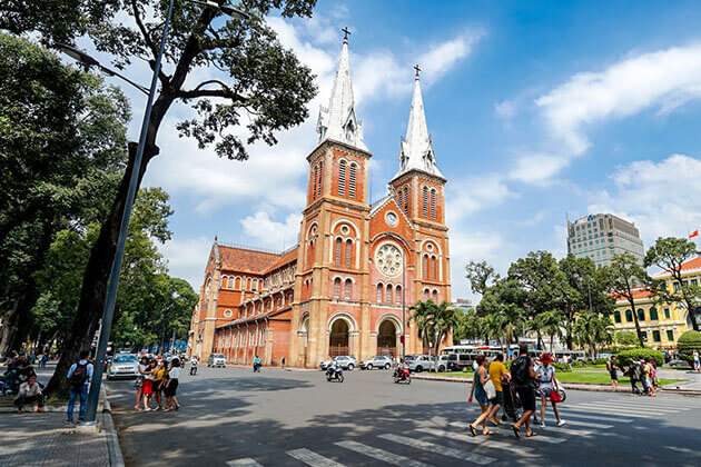 Notre Dame Cathedral Saigon - Hanoi Tour Packages