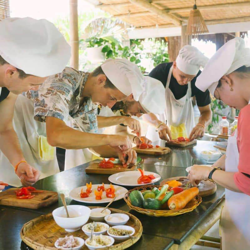 Participate in a cooking class in Ky Son Village - Hanoi Day Tours