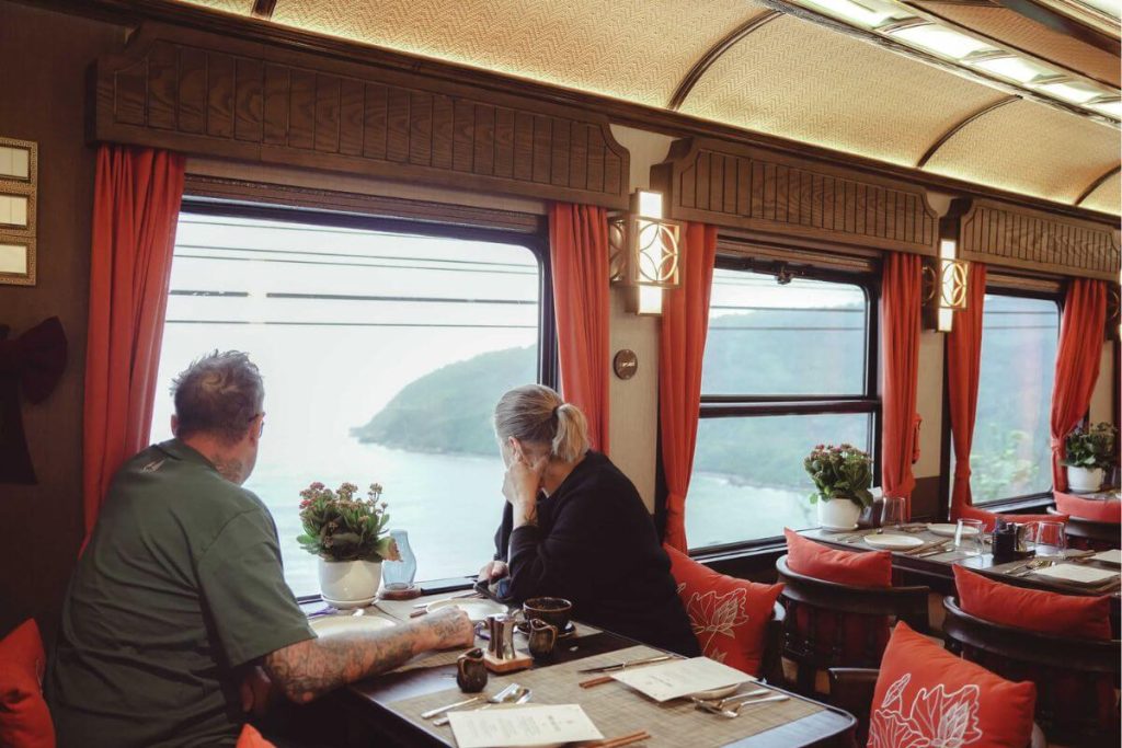 Scenic journey through coastal landscapes, rice paddies, and rural Vietnam on the timeless train