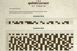 Schedule of The Quintessence of Tonkin Show 2019