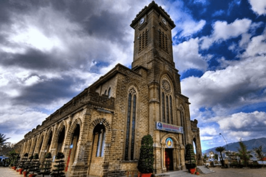 Stone Church of Sapa that involved in day trip tours from Hanoi to Sapa