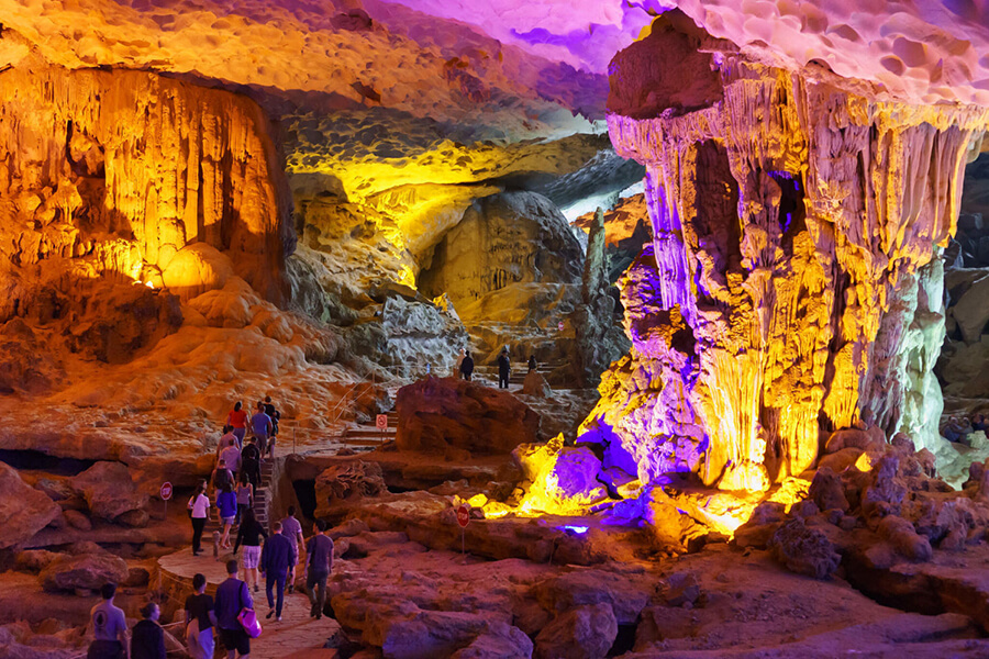 Sung Sot Cave (Surprising Cave) – The Largest Cave in Halong Bay