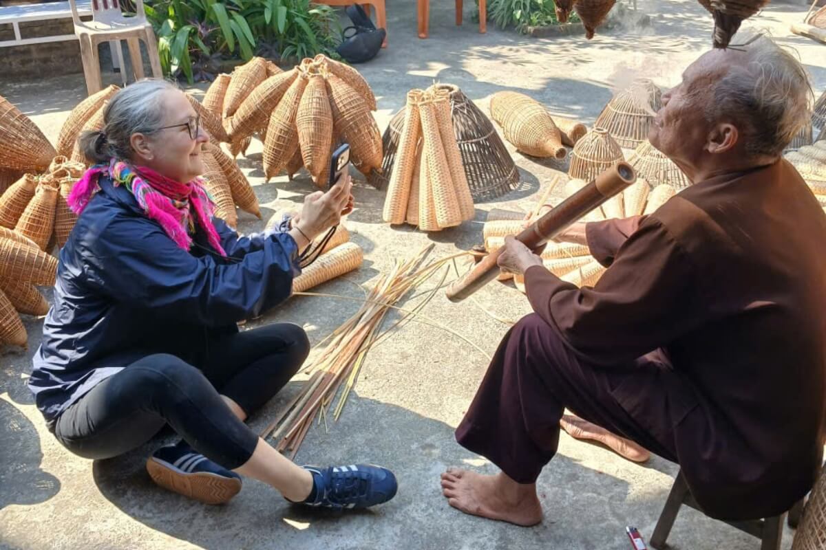 The Beauty of Thu Sy Bamboo Fish Trap Village