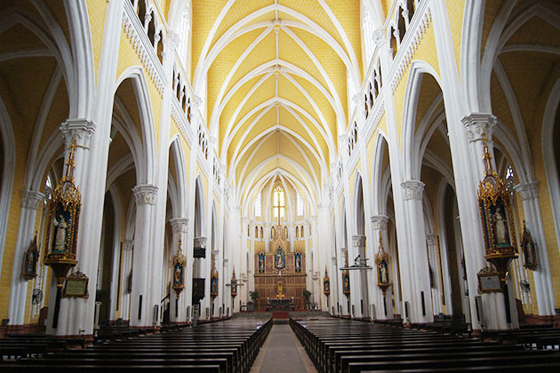 The Interior of Phu Nhai Church