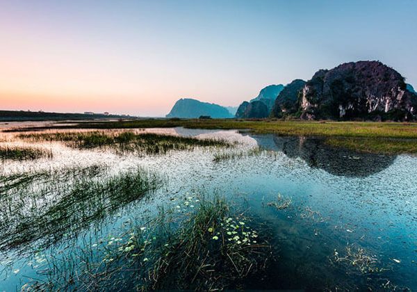 Van Long Nature Reserve in Ninh Binh Hanoi tour packages