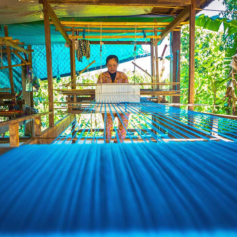 Van-Phuc-silk-village-for-day-trips-from-Hanoi Hanoi countryside village tour