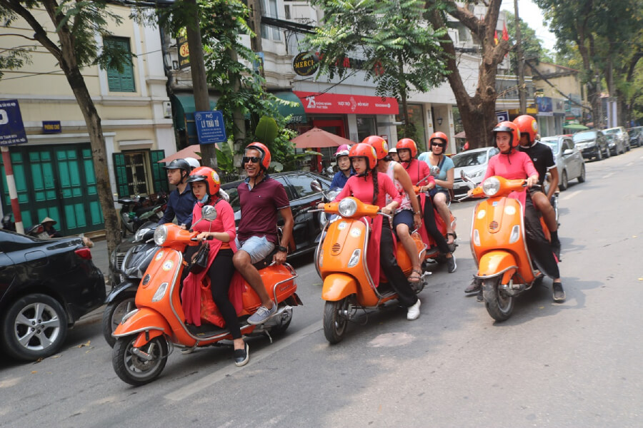 Hanoi Vespa city tour - Hanoi Jeep Tour