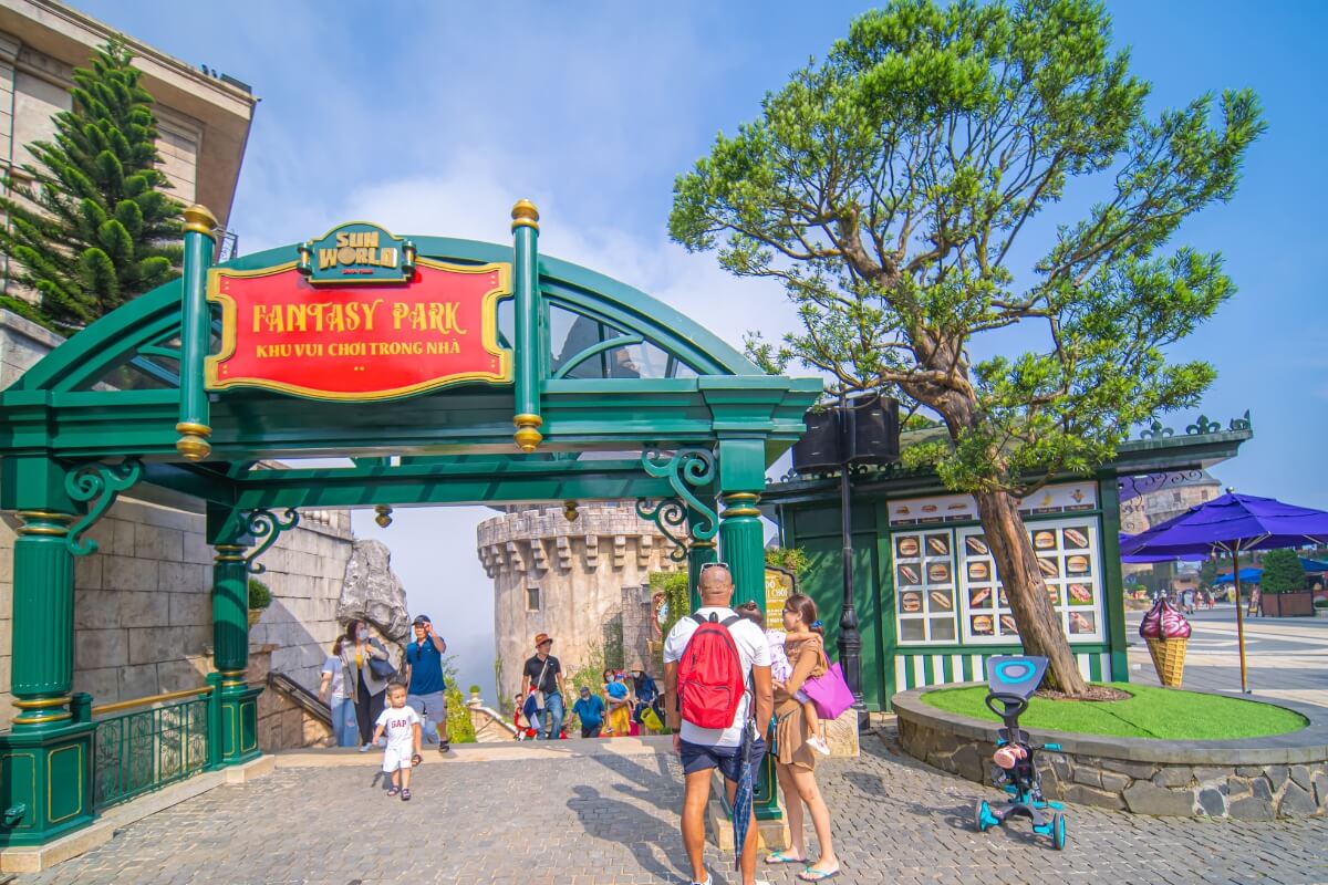 Visit Ba Na Hills Da Nang with kids in vietnam family vacation