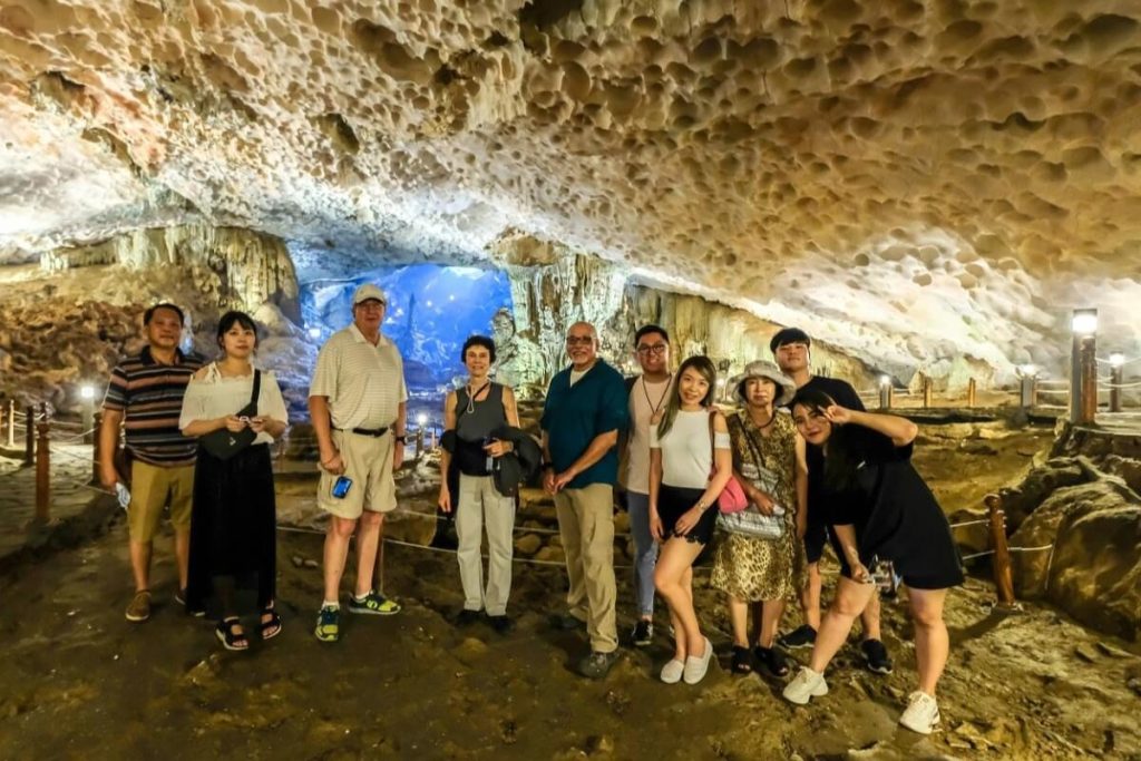 Visit Sung Sot Cave in Halong Bay Vietnam 5 day Tour From Hanoi