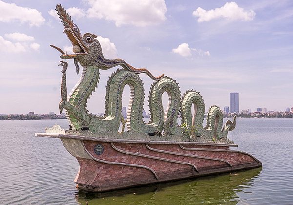 Beautiful West Lake in Hanoi