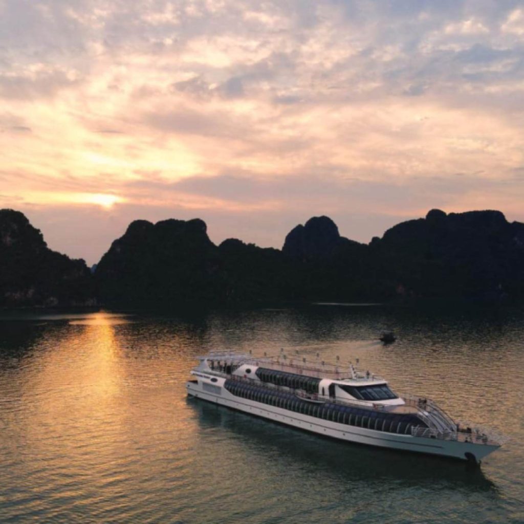Witness the Enchanting Halong Bay Sunset - vietnam discovery tour