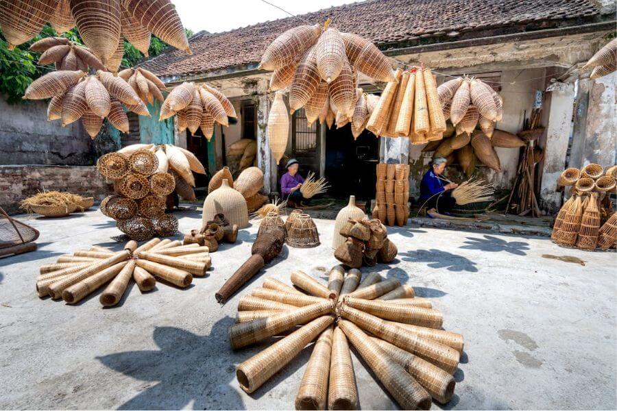 bamboo fish trap vilage - hanoi local tour