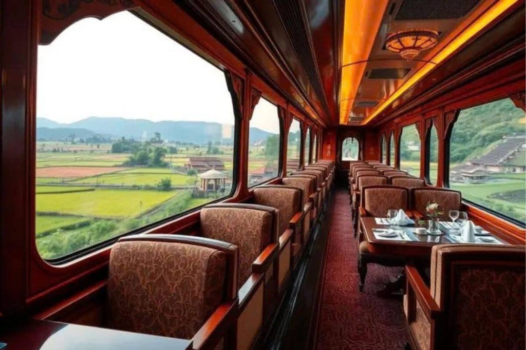 enjoy a refined lunch, harmoniously blending traditional Vietnamese flavors with international cuisine