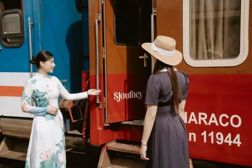 enjoy access to an exclusive waiting lounge on Vietnam Luxury Train