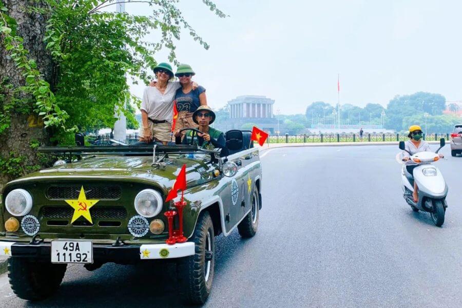 hanoi jeep tour to ho chi minh mausoleum - hanoi tours