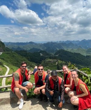 happy customer in Hanoi - Ba Be Lake - Ban Gioc Waterfall Tour
